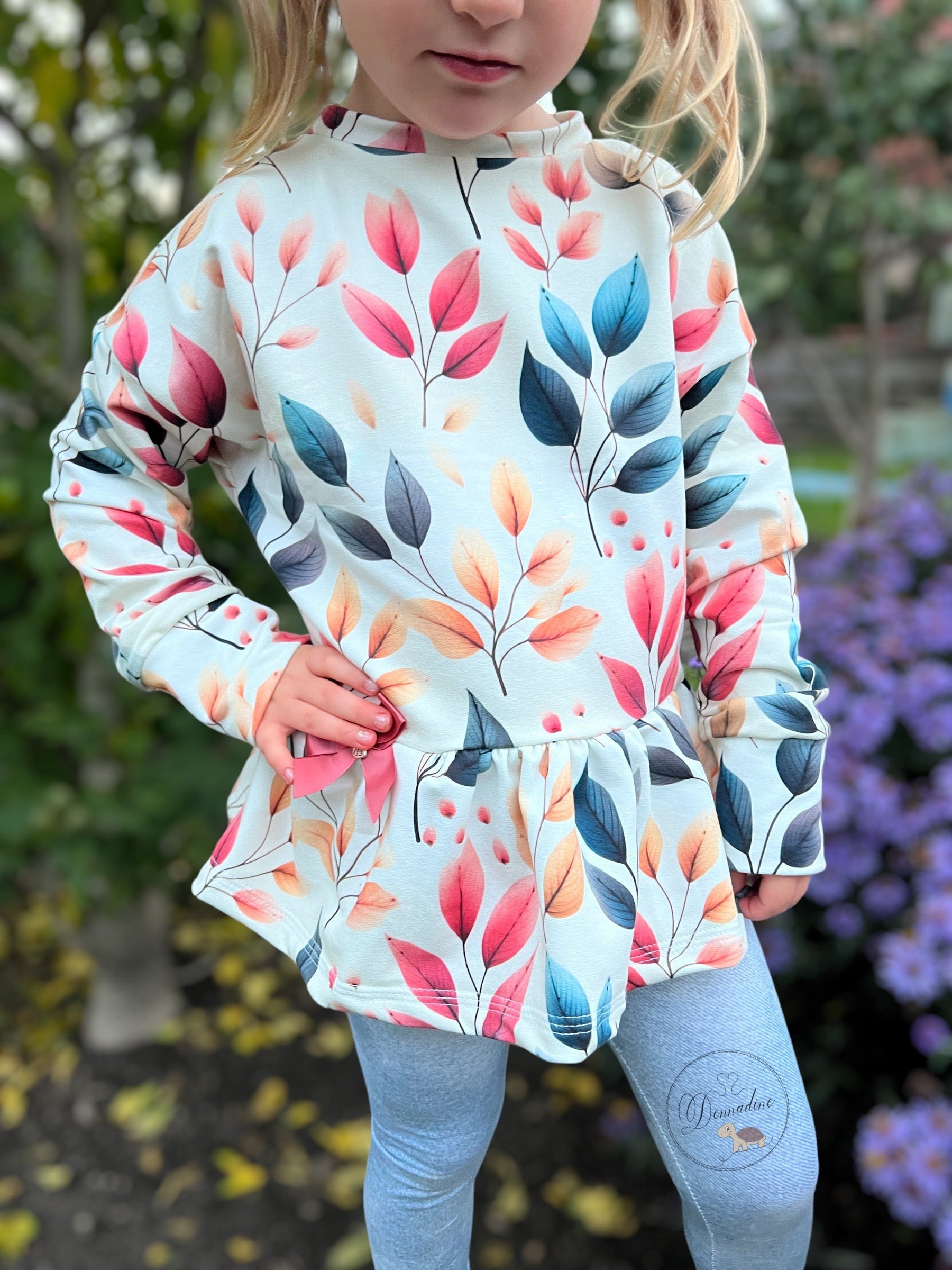 Herbst Blätter auf Creme